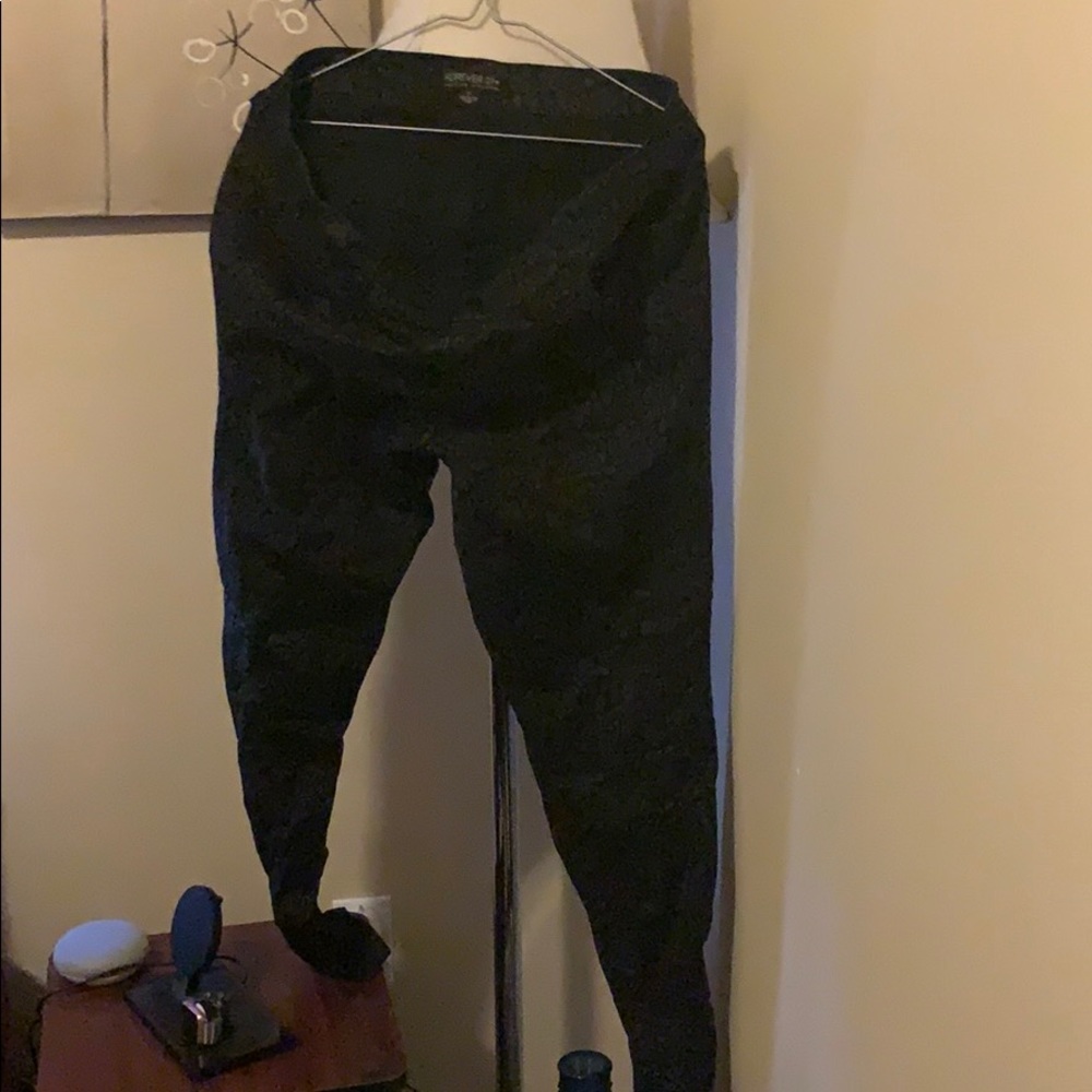 Cheetah print pants